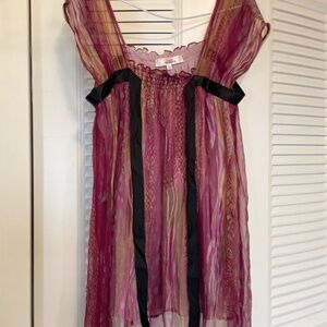 RARE PINK MARTINI BABYDOLL DRESS